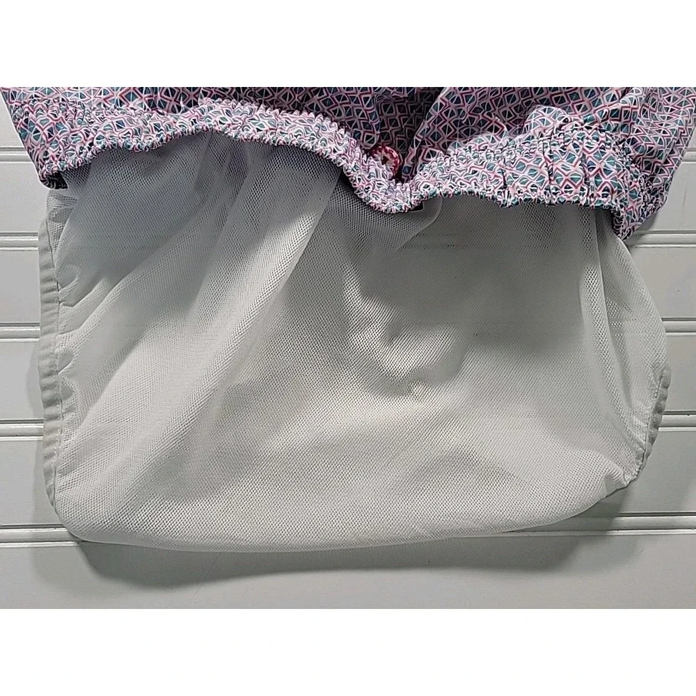 Johnnie-O Swim Trunks Performance Stretch W/ Pockets Mens Sz.‎ M, GEOMETRIC PINK